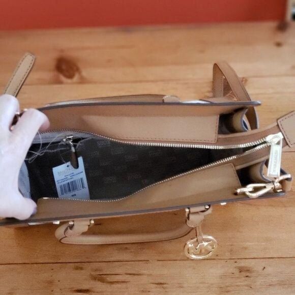 Michael Kors Large Dillon Signature Logo Crossbody Shoulder Satchel Handbag - Picture 6 of 8